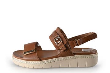 Tamaris Sandalen in maat 39 Cognac, Tamaris, Overige kleuren, Verzenden, Sandalen of Muiltjes
