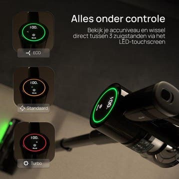 2dekans | Skrub Steelstofzuiger Draadloos 500W - 60 Min -, Witgoed en Apparatuur, Ophalen of Verzenden, Zo goed als nieuw