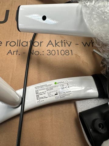 Veiling - Aluminium Rollator Active - Wit, Nieuw