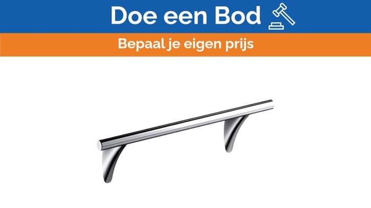 Bieden: Hansgrohe Axor stainless steel shower, Doe-het-zelf en Verbouw, Sanitair, Nieuw, Ophalen of Verzenden