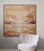 Irina Morisch - sunset reflections Nr. 10 -square abstract