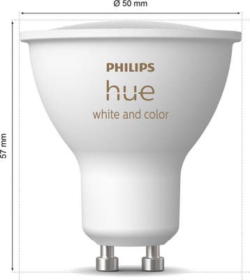 Philips Hue Spot - wit en gekleurd licht - 1 pack - GU10, Ophalen of Verzenden, Zo goed als nieuw