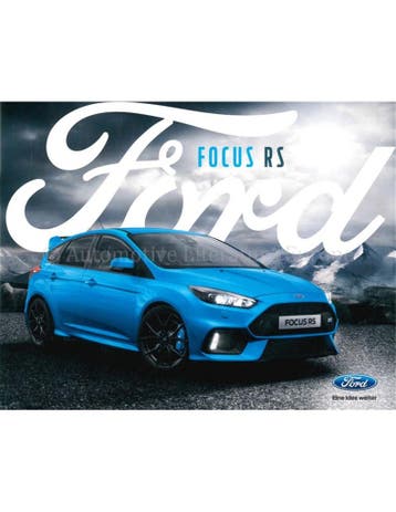 2017 FORD FOCUS RS BROCHURE DUITS, Nieuw, Ford, Author