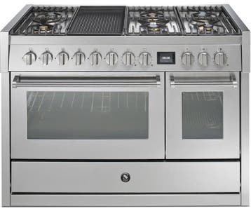 Steel GQ12SF-6B gas fornuis met 6 branders + bakplaat,, Ophalen of Verzenden, Nieuw