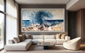 VOLHA - Wave -XXL -Hand painted