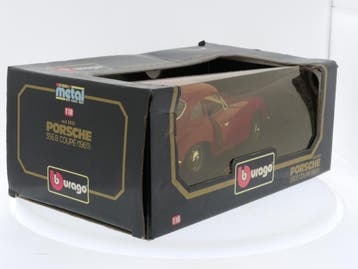 Schaal 1:18 Bburago 3021 Porsche 356 B #5188 (Automodellen), Ophalen of Verzenden, Gebruikt, Bburago