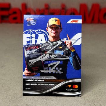 Mclaren - Topps Now - Claim Inaugural Pole Position at, Verzamelen, Nieuw