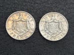 Albanië. Zog I. 1 Frang Ar 2x 1935/1937 (Zonder