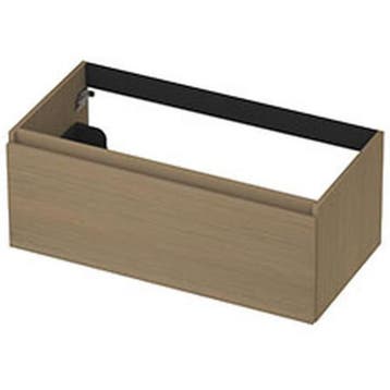 INK - Onderkast 1 Lade Greeploos met Houten Keerlijst -, Ophalen of Verzenden, Nieuw