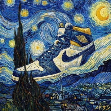 MEDSAN - Van Gogh × Air Jordan 1 () - UNIQUE WORK