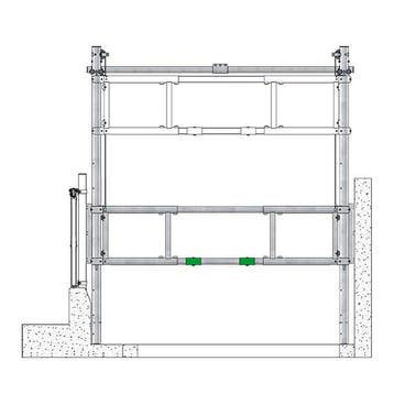 Optrekhek - Spinder Heavy Duty Lift, lengte 270-330 cm