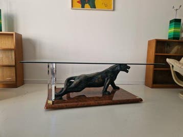 Tafel - Brons - Claude DALLE voor MAISON ROMÉO Paris Panther