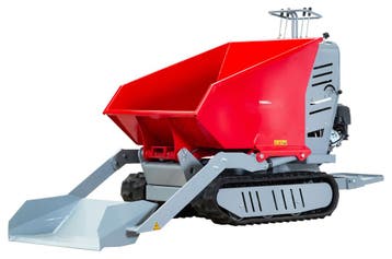 Hydrostatische mini rupsdumper met schop 80kg kipbak 500kg 9, Ophalen of Verzenden