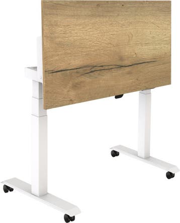 Verrijdbaar en opklapbaar elektrisch zit/sta bureau, 120x..., Overige plaatsen, Ophalen of Verzenden, Nieuw in verpakking, Bureau