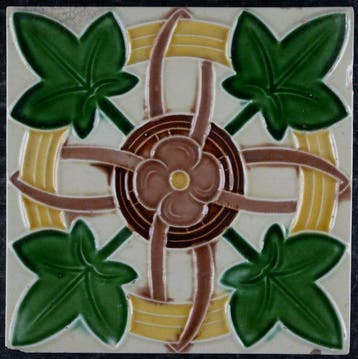 Jugendstil Tegel - De Dyle, Wijgmaal - Art Nouveau -