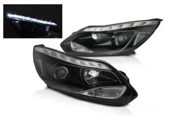 LED koplampen Black geschikt voor Ford Focus MK3, Verzenden, Nieuw, Universele onderdelen