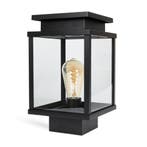 Leicester Sokkellamp Zwart 30cm Tuinverlichting, Tuin en Terras, Verzenden, Staande lamp, 50 tot 250 watt, Nieuw
