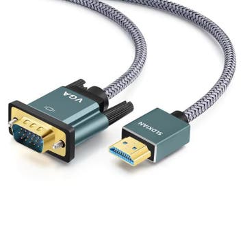 HDMI naar VGA Kabel Adapter Aluminium Nylon Gevlochten, Verzenden, Nieuw