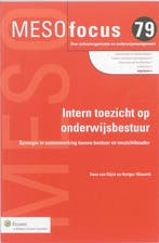 Intern toezicht op onderwijsbestuur / Meso focus / 79, Verzenden, Gelezen, Hans van Dijck
