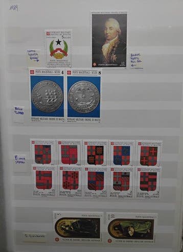 Malta 1989/1991 - S.M.O.M Souveraine Militaire Orde van, Gestempeld