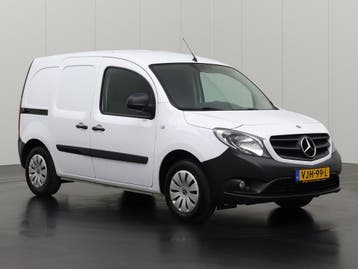 Mercedes-Benz Citan | Euro 6 | Airco | Trekhaak | Betimmerin, Stof, Gebruikt, Euro 6, Wit