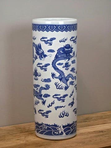 Paraplustandaard/rek - Porselein - Umbrella Stand Porselein