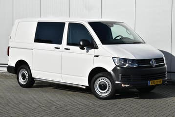 Volkswagen Transporter  | Financial Lease voor 227 p/mnd, Stof, Gebruikt, Overige carrosserieën, Wit