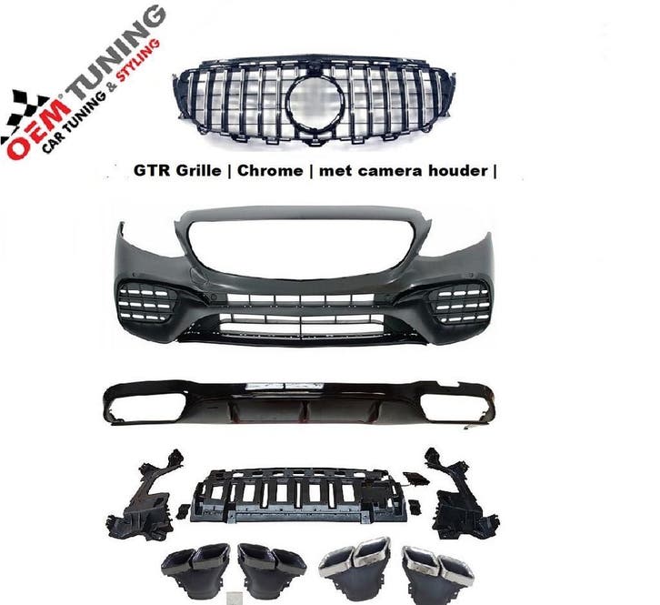 Mercedes-Benz E-Class|W213 S213 E63 AMG Pakket|2016-2019|GT, Auto-onderdelen, Carrosserie en Plaatwerk, Voor, Achter, Bumper, Mercedes-Benz