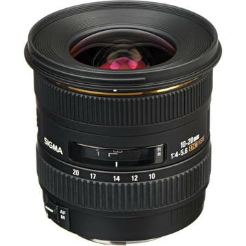 Sigma 10-20mm f/4-5.6 EX DC HSM voor Canon met garantie, Ophalen of Verzenden, Zo goed als nieuw, Groothoeklens, Zoom