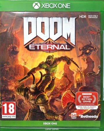 DOOM Eternal (xbox one tweedehands game), Spelcomputers en Games, Ophalen of Verzenden, Zo goed als nieuw