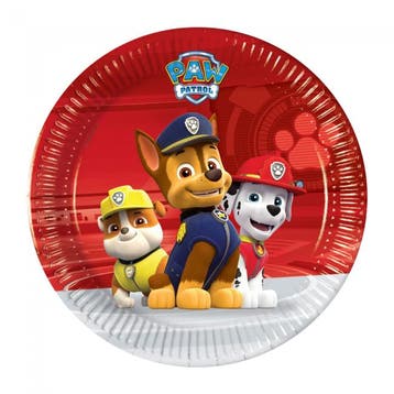 Gebaksbordjes Paw Patrol Rood 20cm (8st), Hobby en Vrije tijd, Feestartikelen, Ophalen of Verzenden, Nieuw