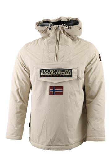 Napapijri Jas in maat M Beige, Napapijri, Verzenden, Zo goed als nieuw, Beige