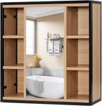 2dekans | Eugad Badkamermeubel met Spiegel - Wandkast, Huis en Inrichting, Badkamer | Badkamermeubels, Ophalen of Verzenden, Zo goed als nieuw