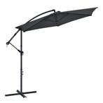 Parasol Brazil - 3,5m - Donkergrijs, Tuin en Terras, Parasols, Verzenden, Nieuw