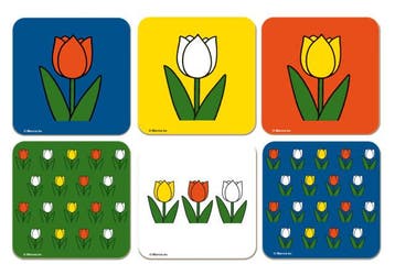 Onderzetters: Tulpen, Dick Bruna, Ophalen of Verzenden, Nieuw