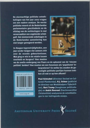 Haagse tegenstrijdigheden 9789053566121 H.J. Schoo, Verzenden, Gelezen, H.J. Schoo