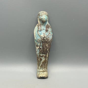Replica van het oude Egyptische Geglazuurd faience-ushebti