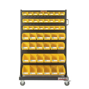 Verrijdbare trolley met 96 magazijnbakken – verrijdbaar, Ophalen of Verzenden, Nieuw
