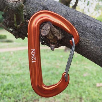 12KN D-vorm Karabijnhaak - Kleine Klimhaak voor Outdoor, Cam