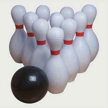 Opblaasbare Bowling Set 7-delig PVC - Leuk voor Binnen & Bui, Verzenden, Nieuw