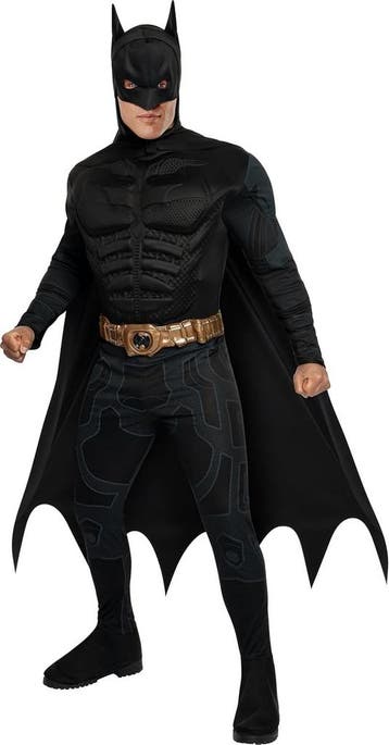 Batman Kostuum XL | Officieel DC | Retourdeal 34% Korting, Maat 56/58 (XL), Ophalen of Verzenden, Zo goed als nieuw, Halloween