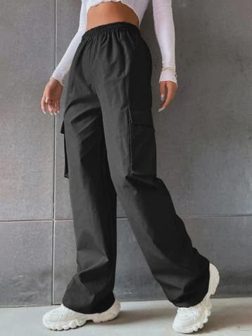 Y2K Cargo Broek Dames - Baggy Fit met Elastische Taille en R, Verzenden, Nieuw
