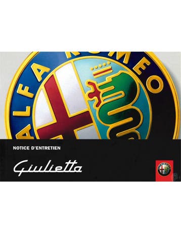 2012 ALFA ROMEO GIULIETTA INSTRUCTIEBOEKJE FRANS, Auto diversen, Handleidingen en Instructieboekjes