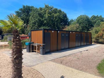 Sanitair unit camping | Maatwerk sanitair unit, Ophalen of Verzenden, Nieuw, Toilet
