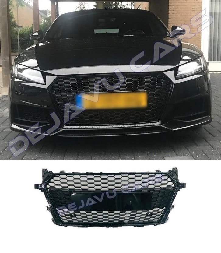 RS Look Front Grill Black Edition voor Audi TT / TTS / TTRS, Auto diversen, Tuning en Styling, Ophalen of Verzenden