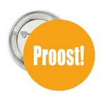 Oranje button of kleding (magneet) CREW, Ophalen of Verzenden, Nieuw, Versiering, Oranje of Koningsdag