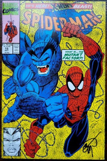 Lots 3 comics signed Spider-Man Vintage 1991-2015 - Signed +, Nieuw