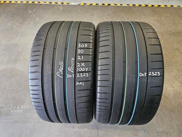 305/30/21 100Y PIRELLI PZERO NA1 D23 6MM PROFIEL*, Ophalen, Gebruikt, 21 inch, 305 mm