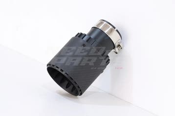 Black Gearwheel Matte Carbon Exhaust Tip 89mm, Ophalen of Verzenden, Nieuw