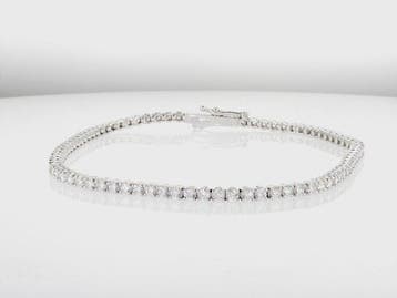 Tennis armband - 14 karaat Witgoud - 2.82ct. tw. Diamant